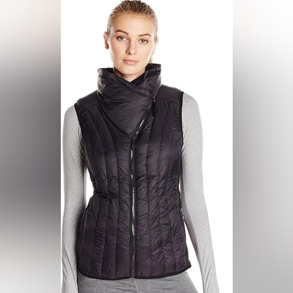 Calvin Klein Women's Performance Down Filled Drama Collar Vest 
